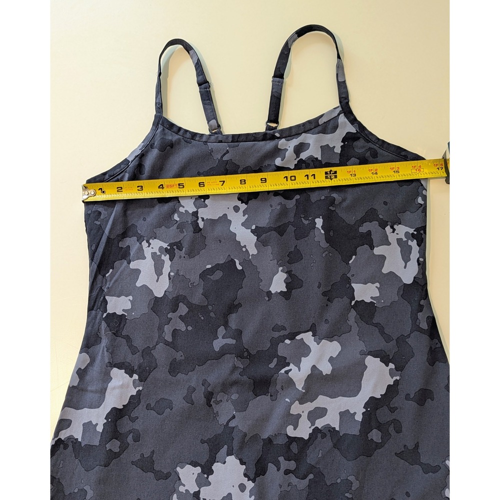 Mountain Hardwear Dynama Racerback Athletic Dress Grey Camo Medium EUC Gorpcore - Picture 6 of 7